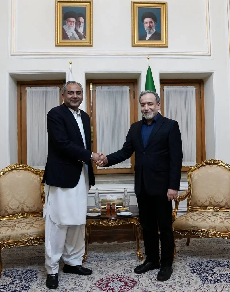 وزیر کشور پاکستان با عراقچی2