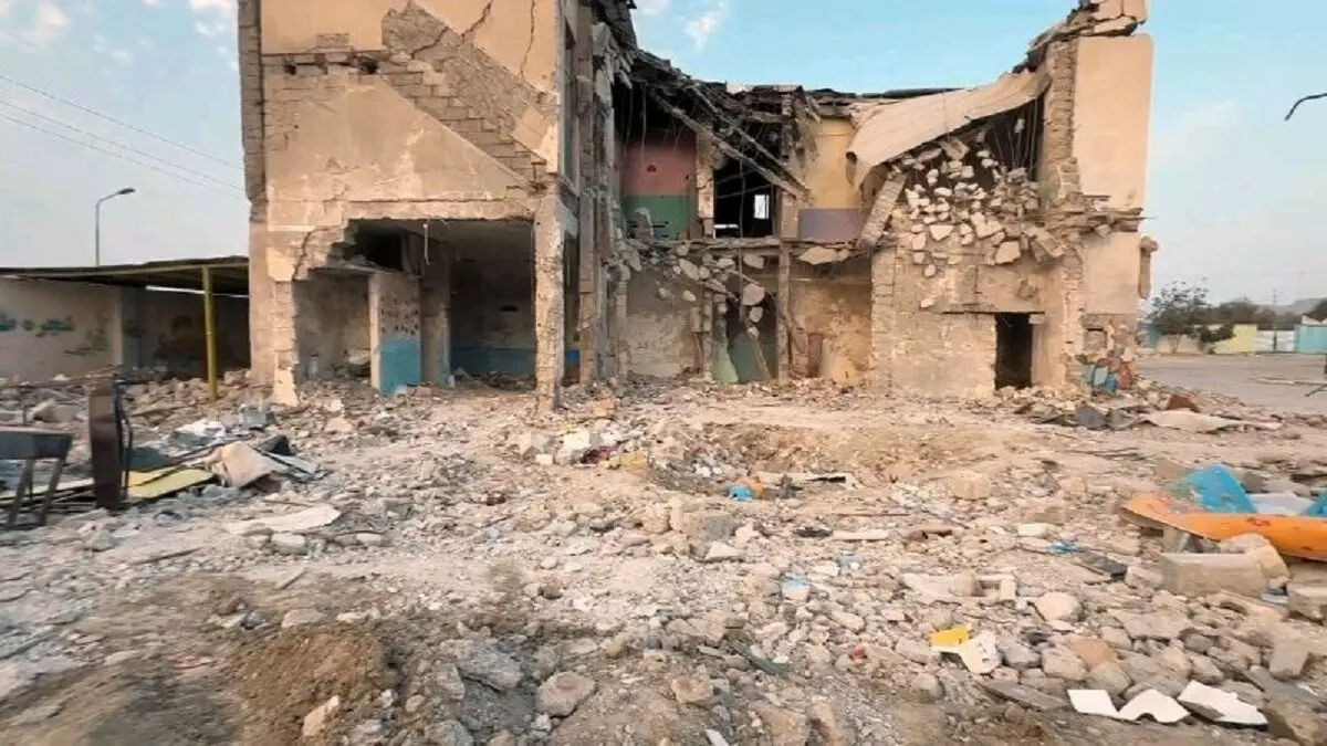 مدارس در جنگ اخیر ۲۲ همت آسیب دید