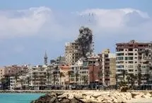 تصاویر؛ ساختمانی در صور لبنان پس از حمله اسرائیل