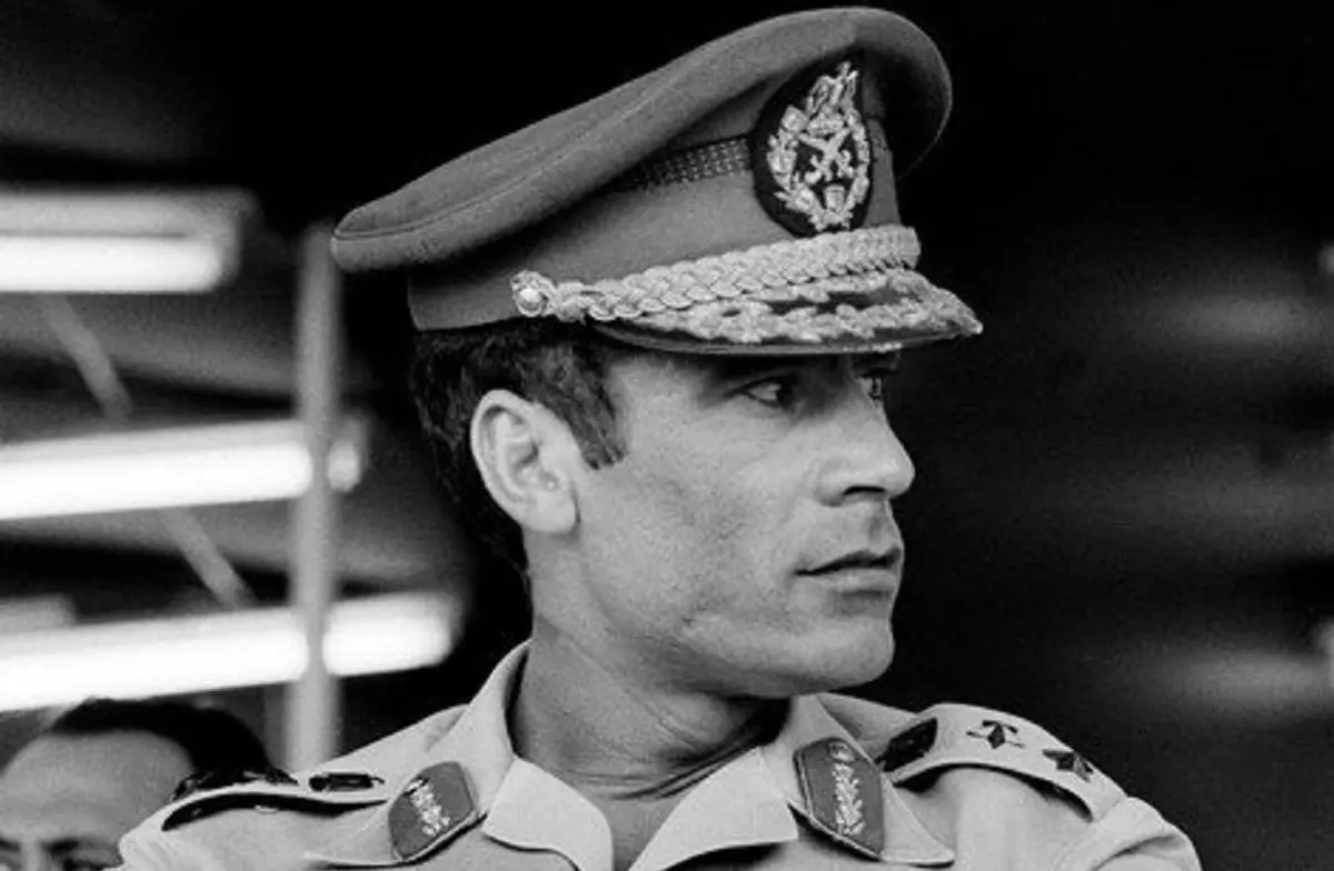 پدر و مادر سرهنگ قذافی، دیکتاتور لیبی در دوران پیری؛ نیم قرن قبل 