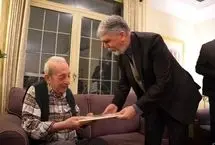 دیدار وزیر ارشاد با حسن ریاحی