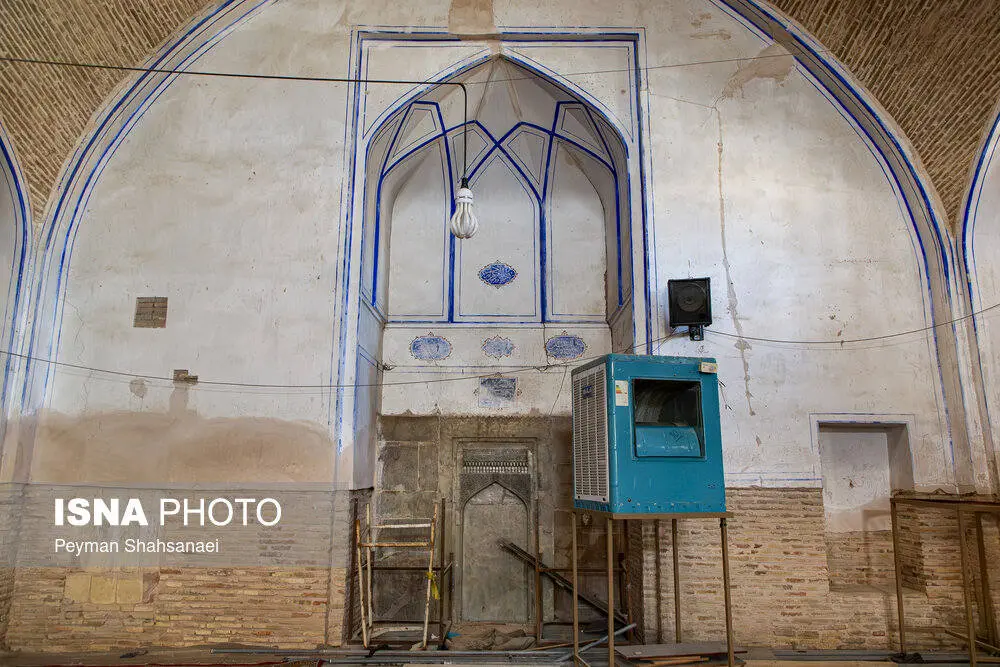 تصاویر؛ فرونشست در مسجد جامع اصفهان 33