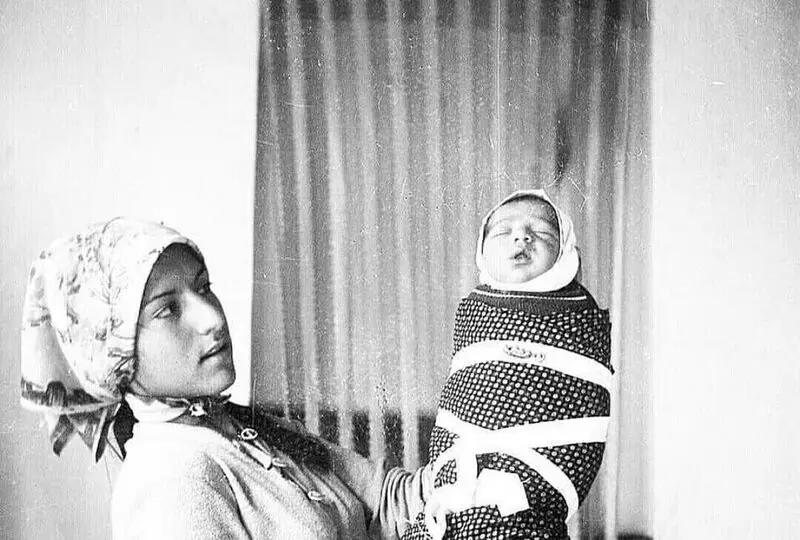 قنداق بچه در قدیم
