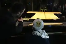 تصاویر؛ نمایش خرقه‌ای که منسوب به پیامبر است