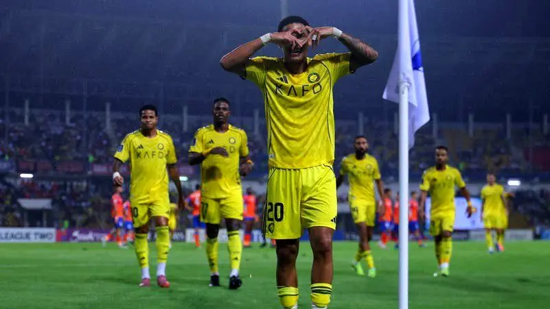 برد ۲-۱ النصر مقابل گوا در غیاب رونالدو