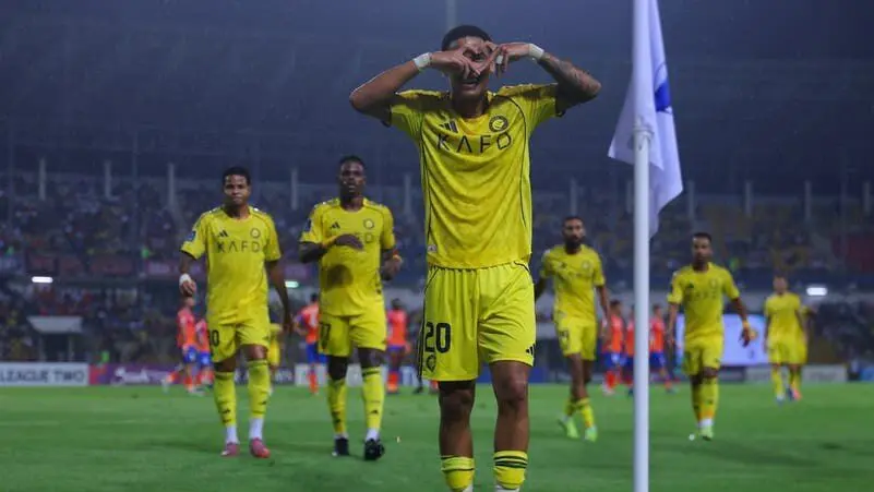 برد ۲-۱ النصر مقابل گوا در غیاب رونالدو