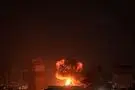 تصاویری از انفجارهای مهیب و قطعی برق در کی‌یف