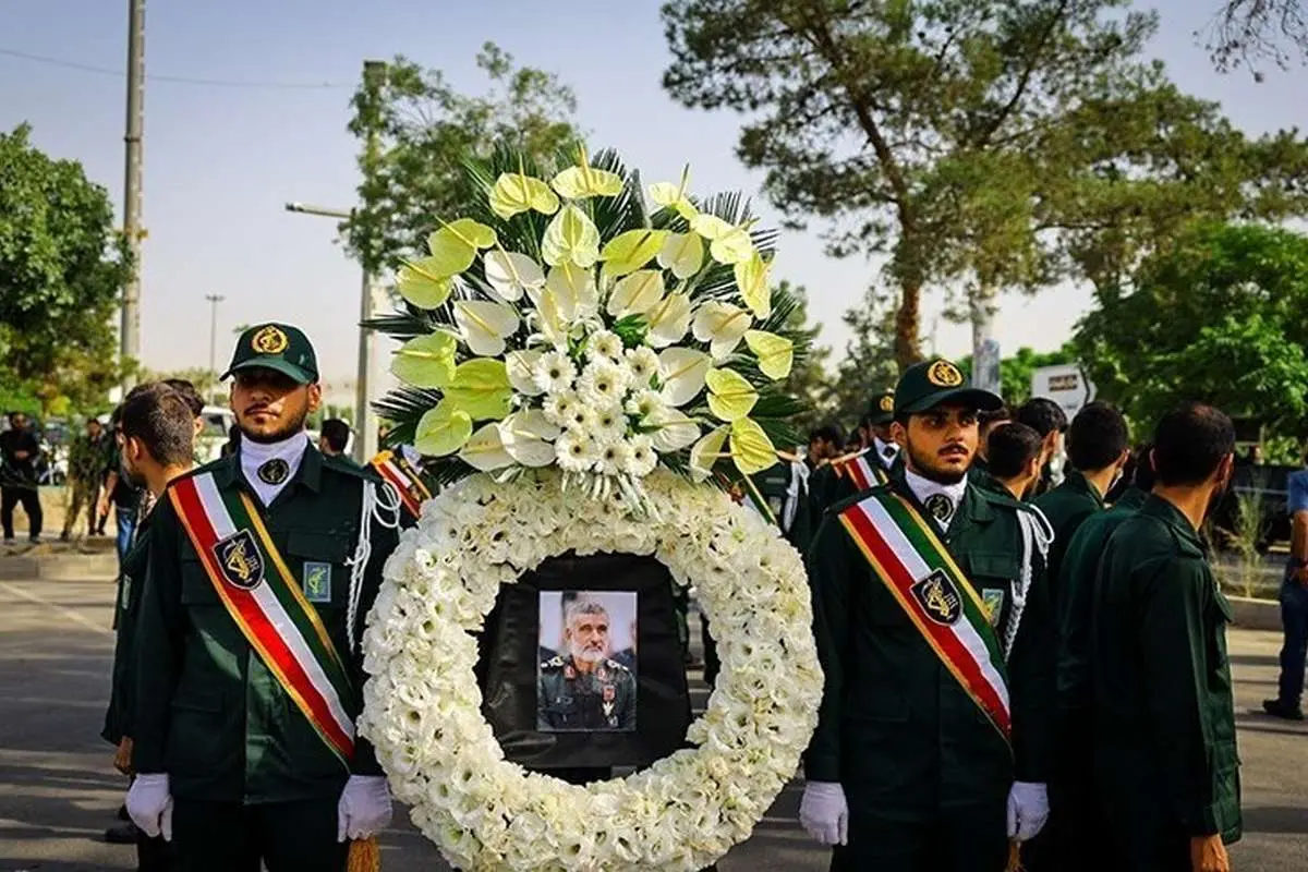 عکسی از مزار سردار شهید حاجی‌زاده