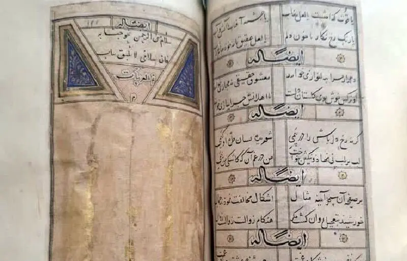 رونمایی از نسخۀ خطی ۶۶۰ ساله دیوان جلال الدّین شاه خوافی در تبریز 