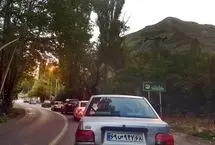 دوطرفه شدن جاده چالوس از ساعت ۱۹ 