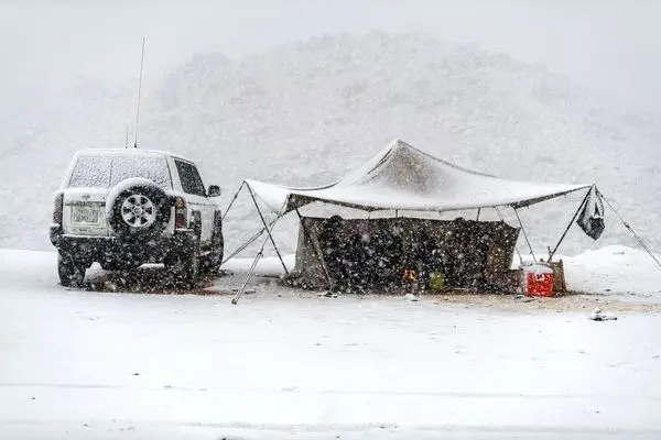 بارش تگرگ شدید در عربستان