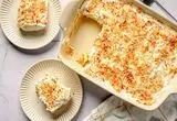دسر نارگیلی؛ دسر آسان، مجلسی و خوشمزه 

