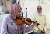 ببینید؛ موسیقی، پناهگاه معنوی برای جوانان فلسطینی در غزه