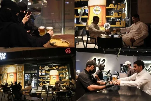 ببینید؛ محبوبیت گسترده آبجوهای بدون الکل در بین جوانان عربستان