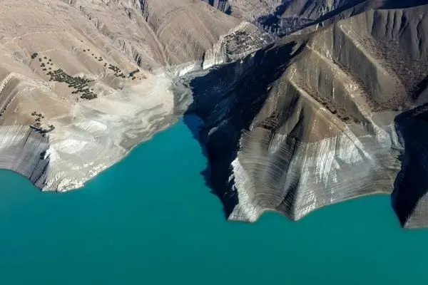 تصاویر؛ خشک‌ترین وضعیت سد کرج در یک دهه اخیر

