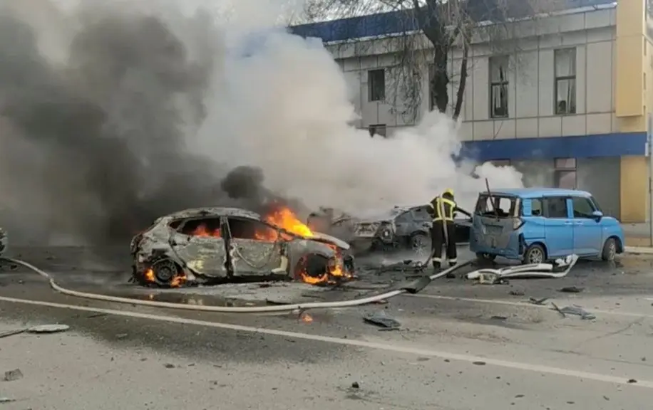 ببینید؛ نجات معجزه‌آسای سرنشینان خودرو در حمله پهپادی اوکراین