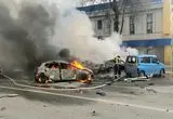 ببینید؛ نجات معجزه‌آسای سرنشینان خودرو در حمله پهپادی اوکراین