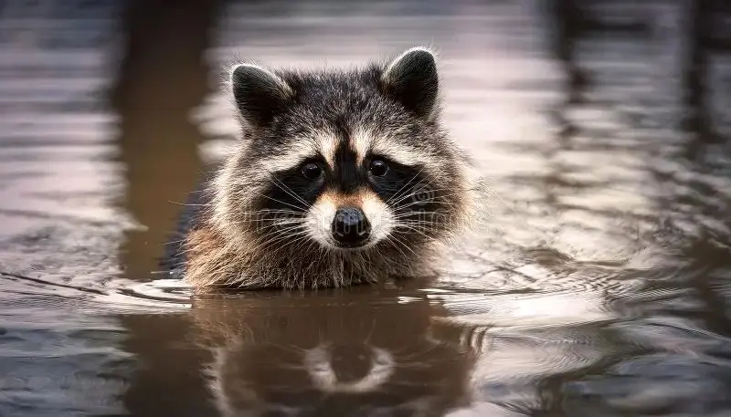 ببینید؛ نجات راکون گرفتار در خیابان سیل‌زده