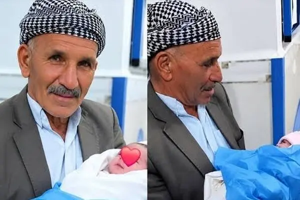معجزه پس از نیم قرن انتظار؛ مرد ۷۵ ساله پدر شد