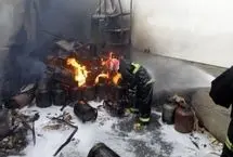 انفجار و آتش‌سوزی در کارگاه شارژ و فروش گاز مایع در شیراز