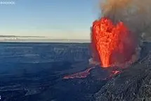 ببینید؛ نمایش آتش و گدازه در هاوایی؛ کیلاویا دوباره بیدار شد