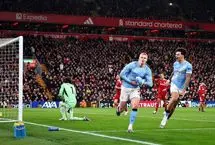 باخت 1-2 لیورپول مقابل منچسترسیتی؛ کامبک دراماتیک شاگردان پپ