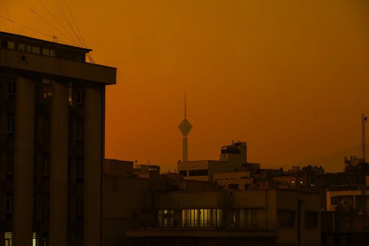 شاخص آلودگی هوا تهران امروز دوشنبه ۱۰ آذر