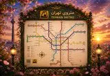 نقشه مترو تهران 1405: همراه با جزئیات کامل و دقیق