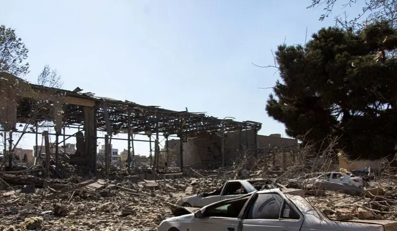 تصاویر؛ تخریب ورزشگاه بعثت در تهران