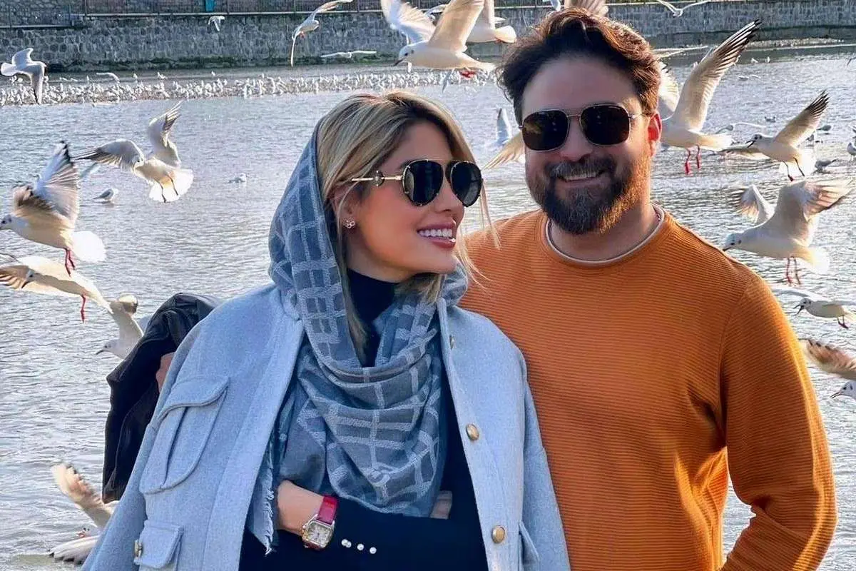 همسر بابک جهانبخش، به سبک دهه هفتاد!