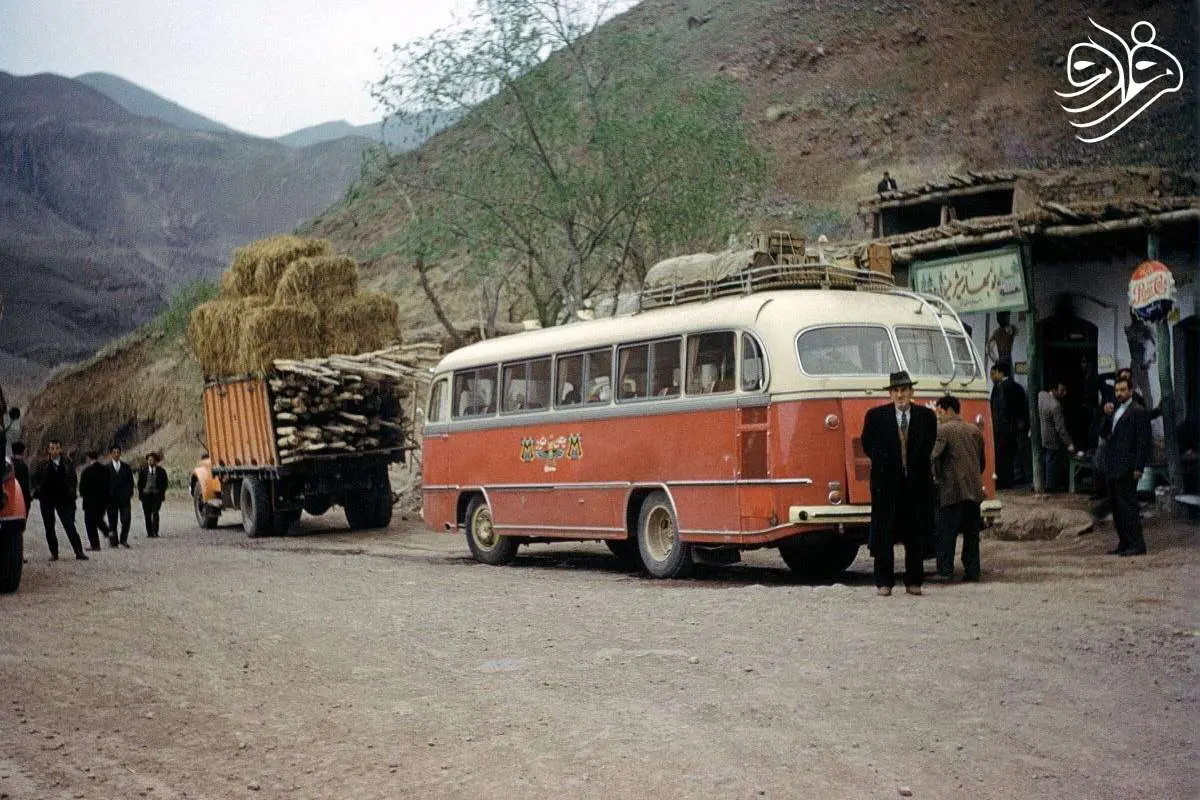 یک عکس یک روایت: سال 1337 شمسی، اتوبوس رشت به تهران