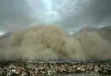 ببینید؛ لحظه ورود طوفان ترسناک به شهر فینیکس