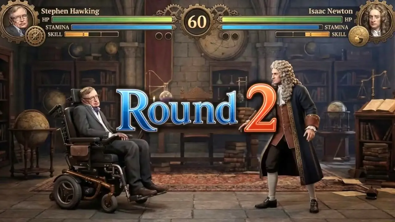 نبرد خیالی دو نابغه؛ هاوکینگ در برابر نیوتون!