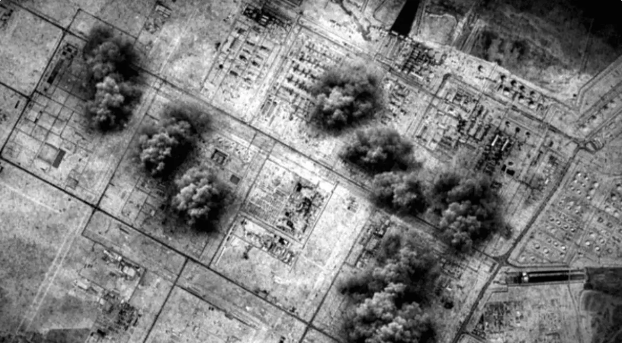 تصویر ناسا از حمله ایران به بزرگترین پالایشگاه گازی جهان