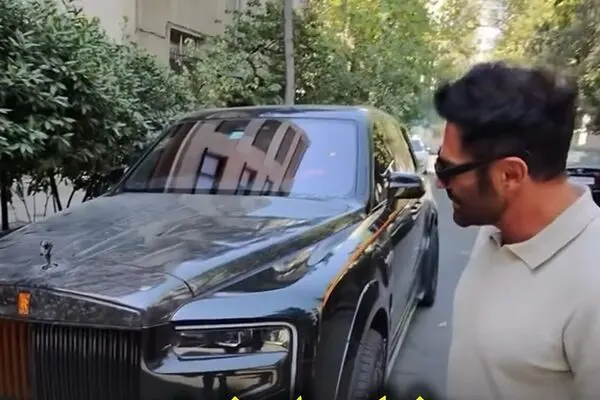 رونمایی از خودروی لاکچری رضا گلزار