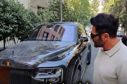 رونمایی از خودروی لاکچری رضا گلزار