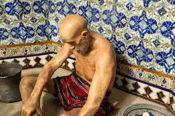 تصاویر؛ حمام گنجعلی‌خان در وضعیت هشدار