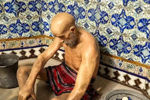 تصاویر؛ حمام گنجعلی‌خان در وضعیت هشدار