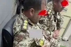 دستگیری افراد کلیپ مترو تهران با لباس ارتشی و پرچم شیر و خورشید