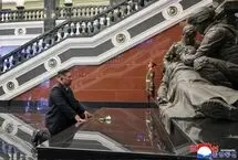 تصاویر؛  رونمایی کیم از بنای یادبود سربازان کشته شده در جنگ اوکراین