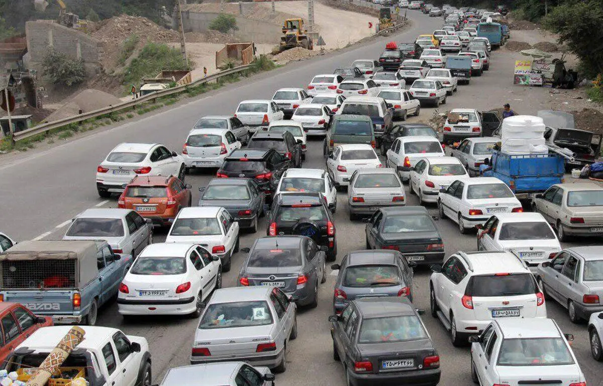 ممنوعیت تردد از مسیر شمال به جنوب محور چالوس