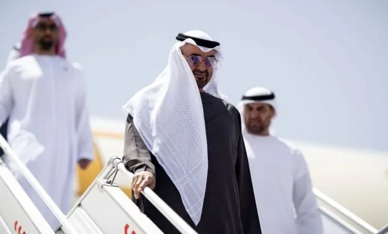 رئیس دولت امارات به کرملین رسید