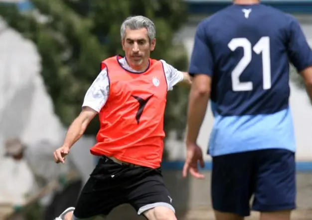 جباری بدون معرفی در تمرین مس پا به توپ شد!