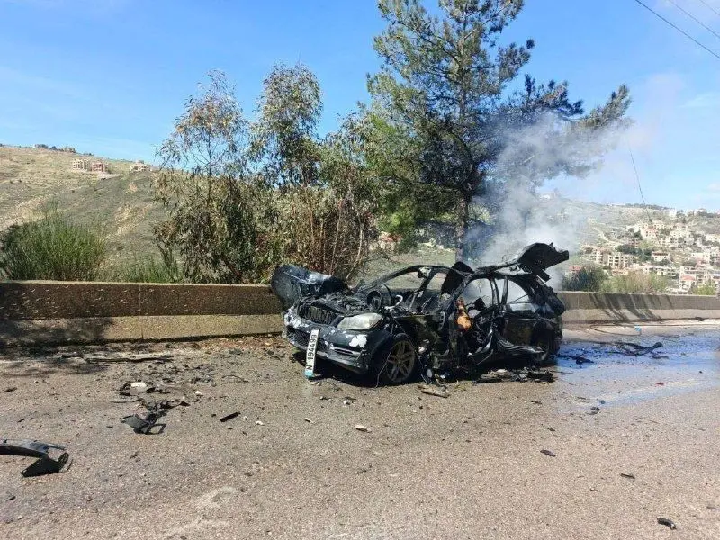 خودروی تیم خبری المیادین 