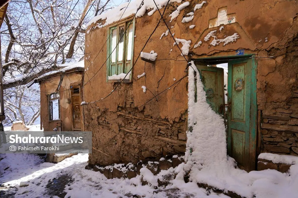 تصاویر؛ طبیعت زمستانی روستای کنگ 10