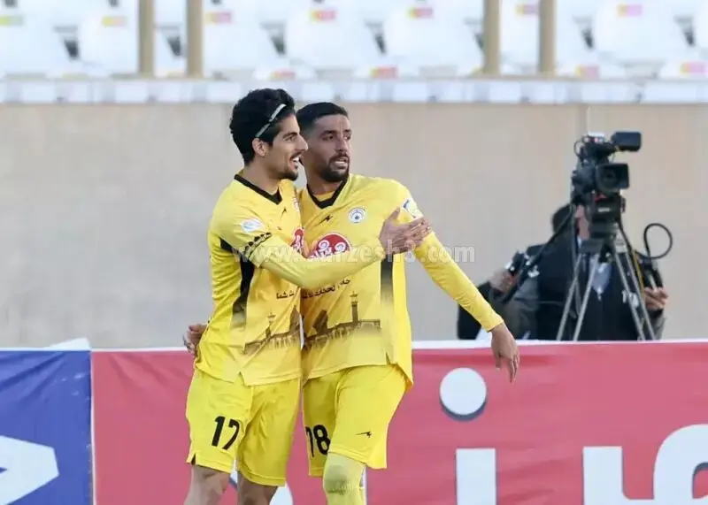 واکنش ستاره پرسپولیسی فجرسپاسی بعد از گلزنی 