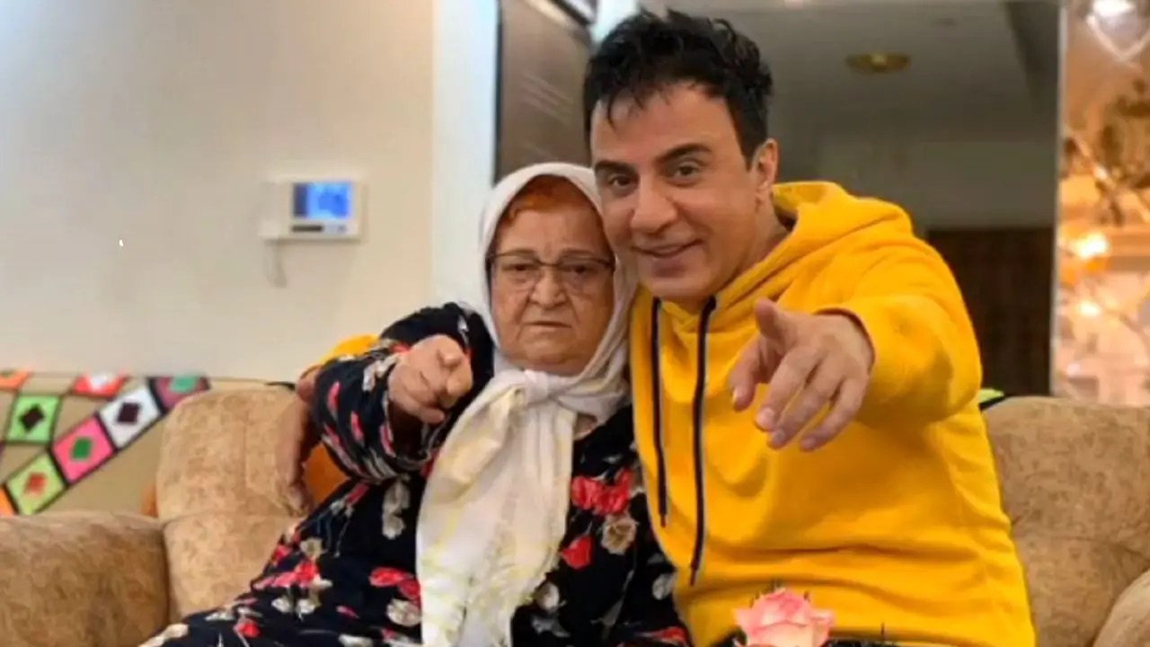 تقلید بامزه مادر عمو پورنگ از اجرای پسرش در تلویزیون