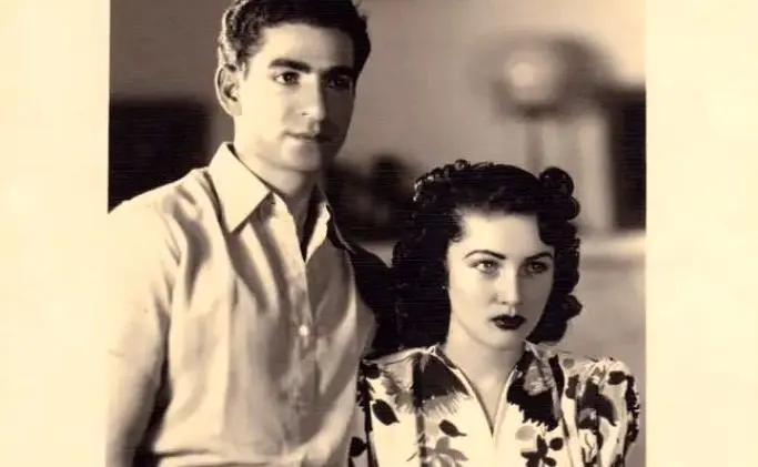  «فوزیه» در کنار محمدرضا پهلوی و ملک فاروق در مصر، اسفند1317