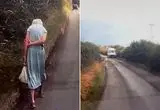 ببینید؛ مهارت راننده در پیچ کور از حادثه‌ای دلخراش جلوگیری کرد