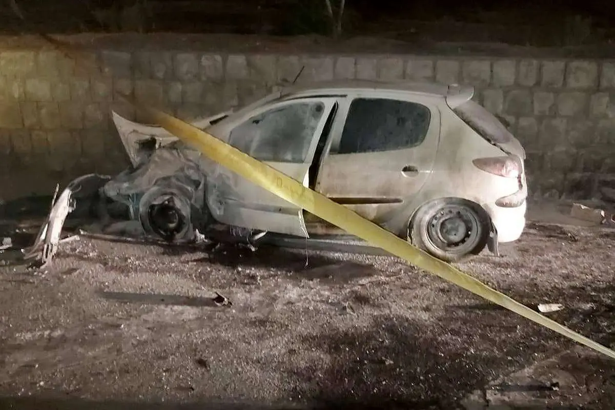 تصادف رانندگی و آتش سوزی مرگبار در تهران